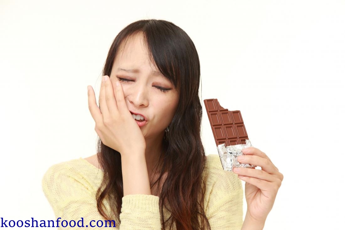 دندان درد بر اثر خوردن شکلات 